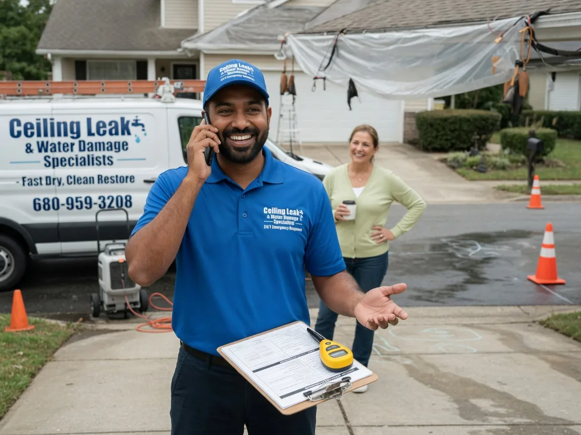 Ceiling Leak Cleanup Bolivar, MO FAQs
